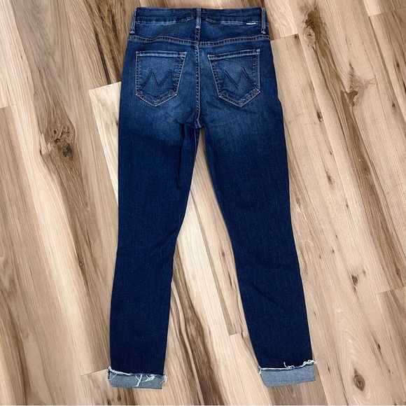 Mother Jeans Women's 25 High Waisted Looker Ankle Fray Skinny Close To The Edge - Picture 11 of 11